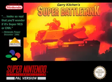 Garry Kitchen's Super Battletank (Europe) box cover front